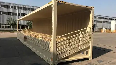 Neuer 40-Fuß High Cube Container mit Tribüne – 74 Sitzplätze – Bild 2