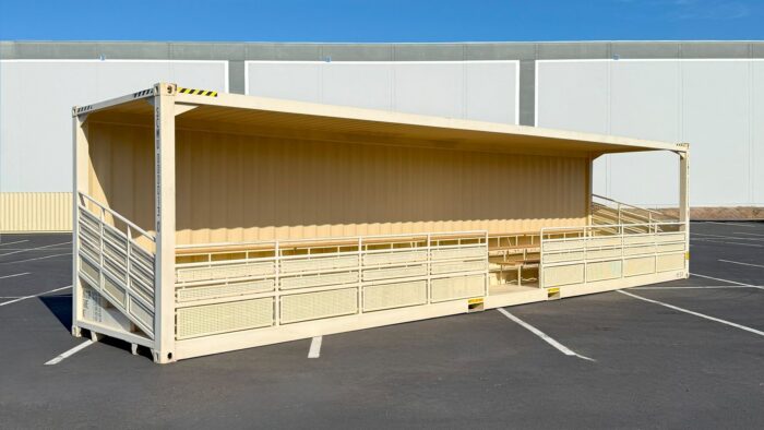 Neuer 40-Fuß High Cube Container mit Tribüne – 74 Sitzplätze – Bild 5