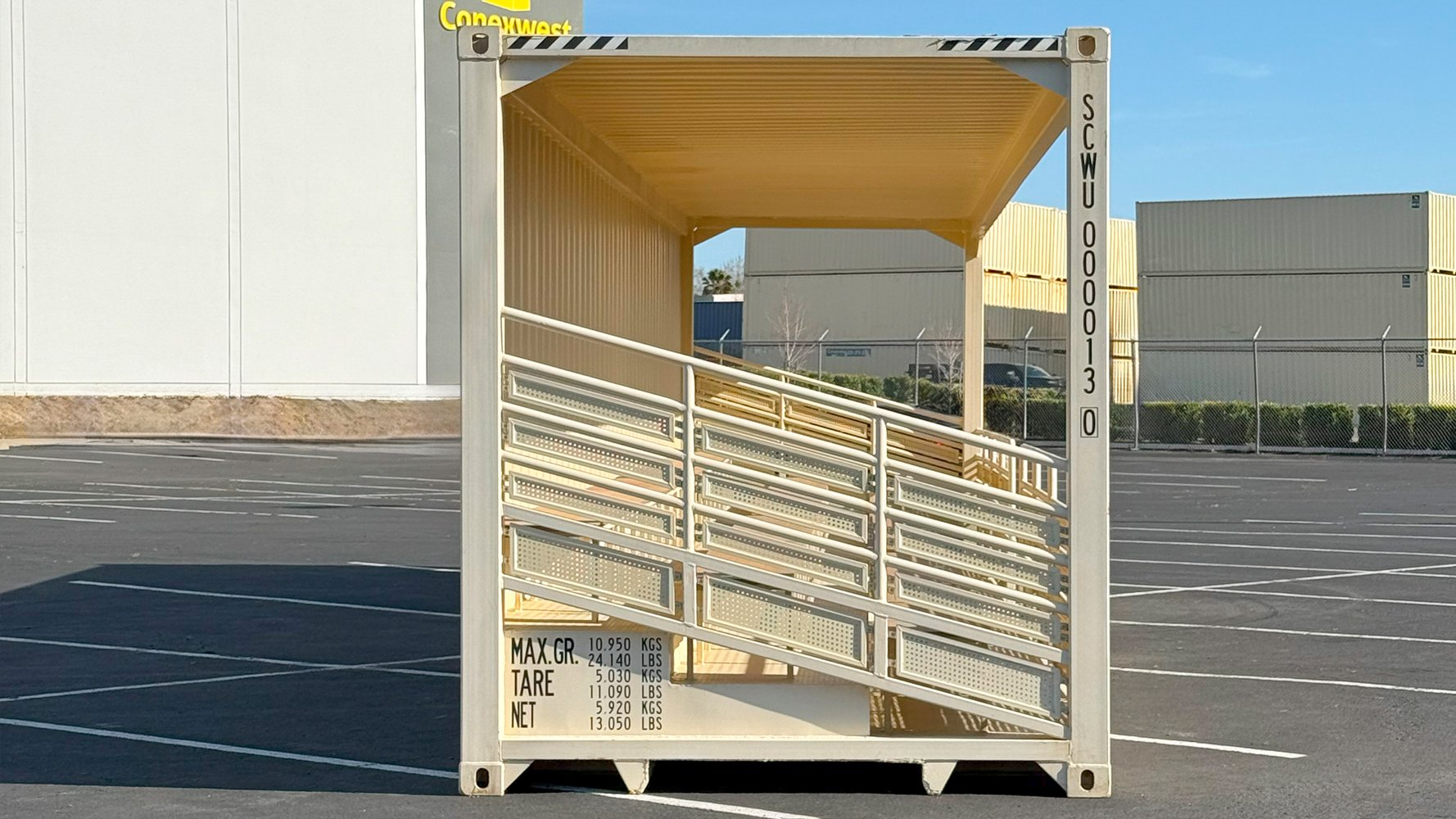 Neuer 40-Fuß High Cube Container mit Tribüne – 74 Sitzplätze – Bild 6