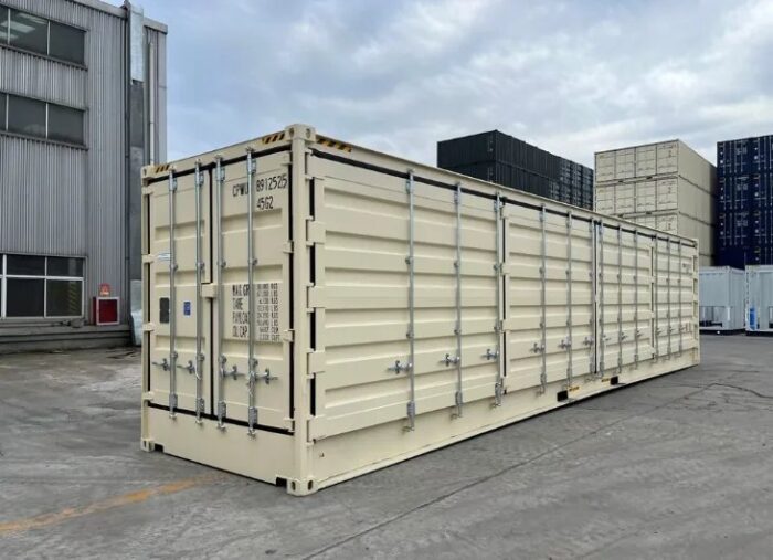 40-Fuß High Cube Versandcontainer mit seitlicher Öffnung