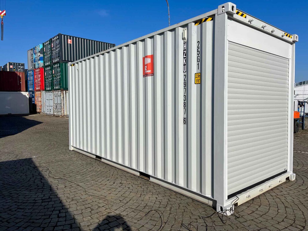 20-Fuß High Cube Container mit Rolltoren