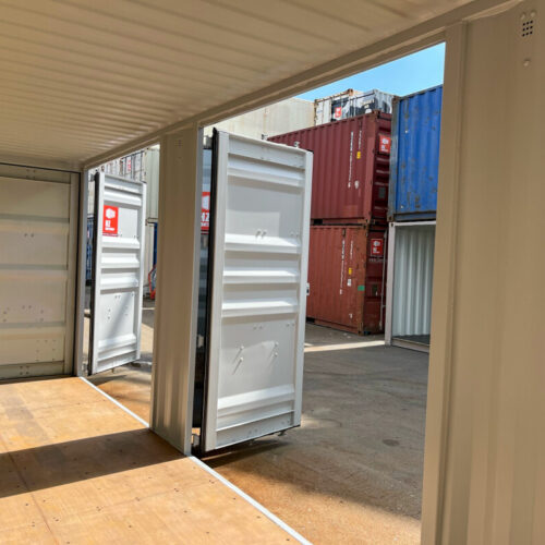 40-Fuß High Cube Seecontainer mit 4 Seitentüren – Gebraucht