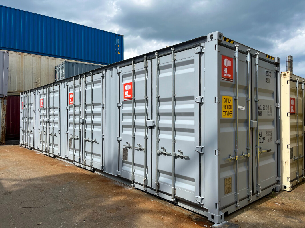 40-Fuß High Cube Seecontainer mit 4 Seitentüren – Gebraucht – Bild 14
