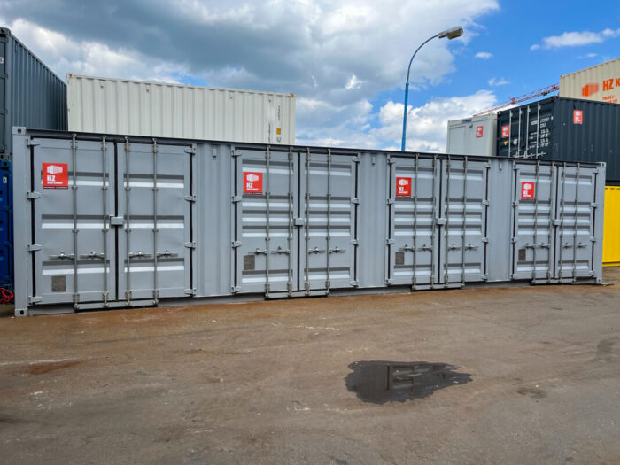 40-Fuß High Cube Seecontainer mit 4 Seitentüren – Gebraucht – Bild 6