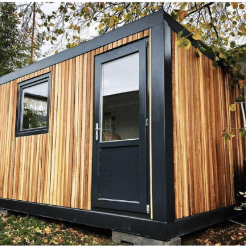 Ausgebautes Container-Modul – Modernität & Flexibilität