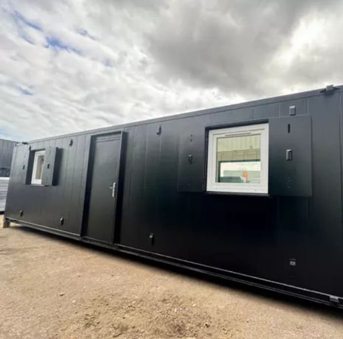 40-Fuß Modulcontainer – Büro / Aufenthaltsraum mit Erkerfenstern – Bild 7