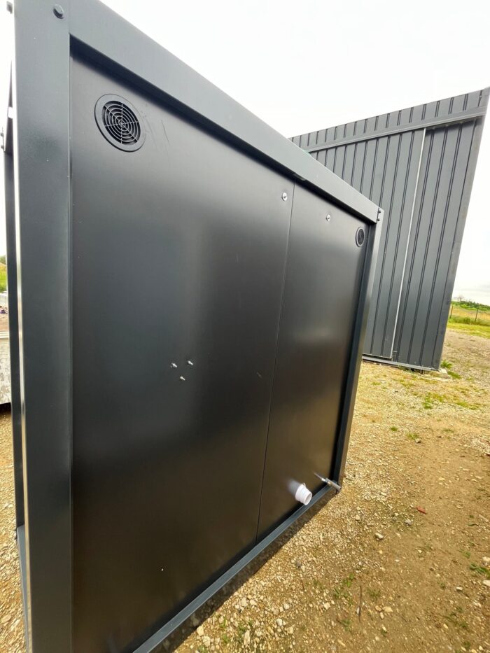 SANITÄRCONTAINER WC + DUSCHE – ANSCHLIESSBAR – GRAU – Bild 3