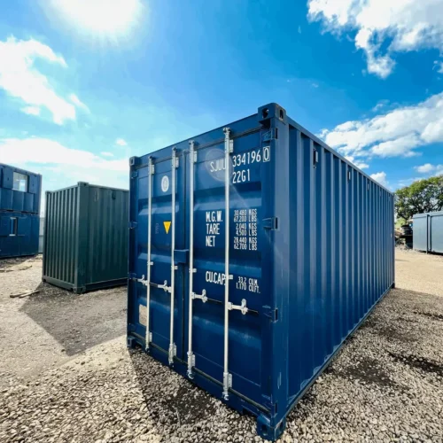 Gebrauchter 20-Fuß Seecontainer – Blau